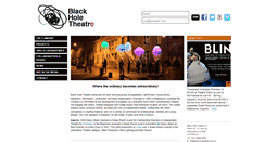 Desktop Screenshot of blackholetheatre.com.au